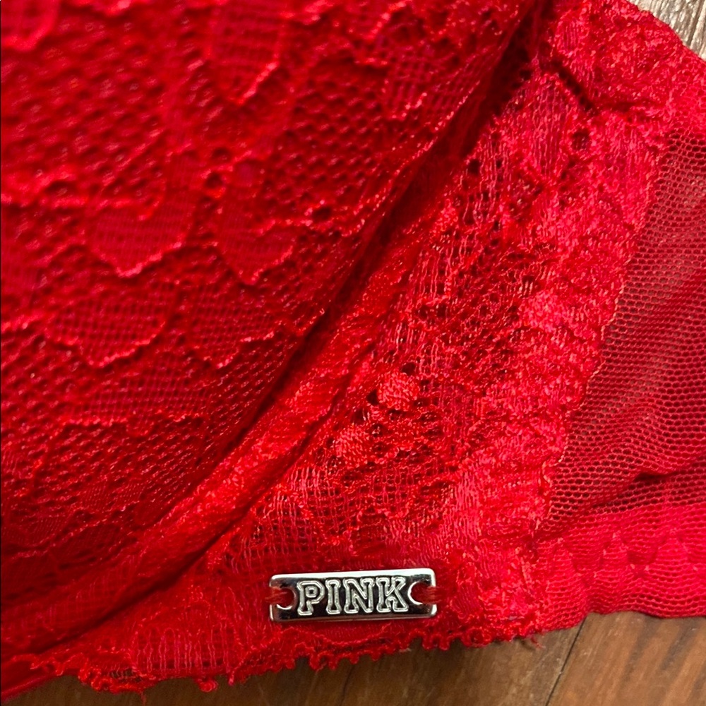 Red PINK by VS bra Size 34B - Picture 3 of 12